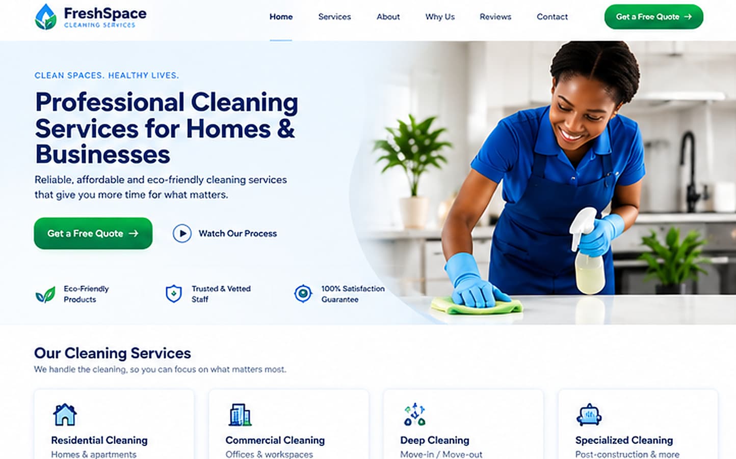 FreshSpace Cleaning screenshot