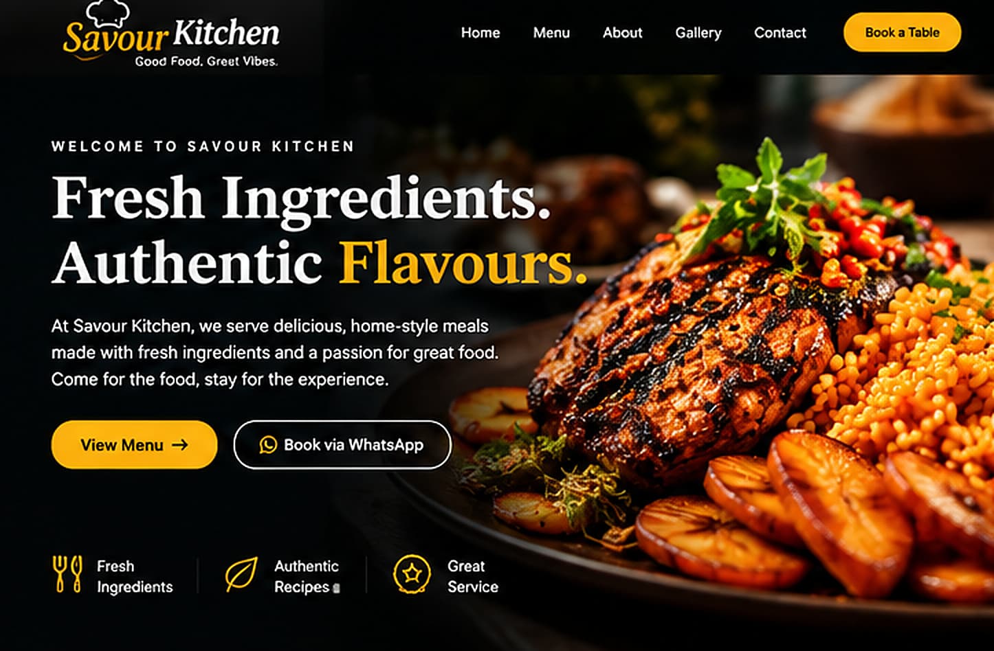Savour Kitchen screenshot