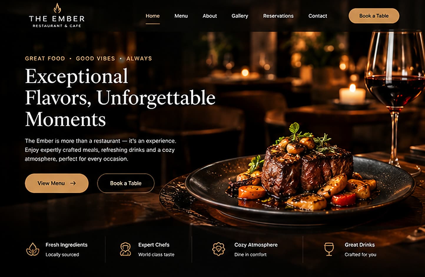 The Ember Restaurant screenshot